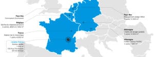 Usines Lavatec en Europe